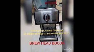 All essential delonghi coffee maker error codes and troubleshooting guides are the table lists error codes and a descriptions of the problem. Delonghi Ecp 35 31 Dripping Troubleshooting Youtube