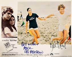 Sold Price Love Story 1970 Rare Signed Ryan O Neil Ali Macgraw April 5 0119 9 00 Am Pdt