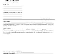 41 Free Quitclaim Deed Forms & Templates ᐅ TemplateLab