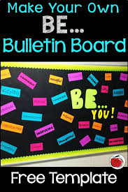 Inspire Your Students With This Be You Bulletin Board It Is Great For Looking A Back To School Bulletin Boards School Welcome Bulletin Boards Welcome Students