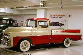 This great running custom pickup is a 1/2 ton pickup has a standard 6 cyl engine and a 3 speed transmission. 1957 Dodge 1 2 Ton Sweptside Pickup Truck Classic Trucks Classic Cars Trucks Pickup Trucks