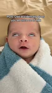 That extra oz hits too good 😂, ., ., Follow us for more content 👶, ., .,  🎥: yanelivel1—> TT, ., ., #baby #toddler #parenting #momlife  #babiesofinstagram