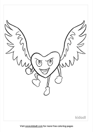 Insist on using crayons over watercolor, as the latter may be difficult to handle. Heart With Wings Coloring Pages Free Love Coloring Pages Kidadl