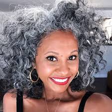Her hair is shiny and looks perfect with her fun style, says de souza. Hairstyles For Grey Hair Popsugar Beauty