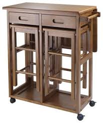 3 Pc Space Saver Pub Table Set Contemporary Indoor Pub And Bistro Sets By Ivgstores Dining Room Furniture Sets Space Saver Table Kitchen Dining Furniture