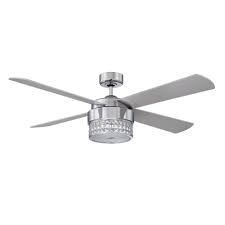 Black crystal retractable ceiling fan with light kit and remote control. Pin On For The Home