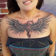 This tattoo makes a man more gentle because an angel is a signifier of love and tenderness. 15 Best Chest Tattoo Designs For Men And Women Styles At Life