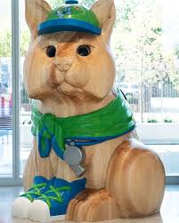 👀 Spotted: One of our newest animal friends! Do YOU know where you can  find Coach Bobcat? Let us know if you've seen him in the comments below. ⤵️