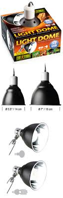 Exo Terra Light Dome Aluminum Uv Reflector Lamp