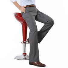 Discover amazing deals for women's flare jeans from over 35,000 brands at thredup today! Mens Flared Bell Bottom Pants Business Smart Casual Bootcut Trousers Slim Fitted Plain Wish