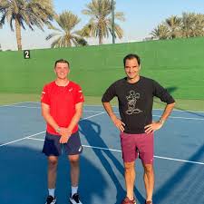 His season ended on 16 november 2019, with a loss in the semifinals of the atp finals. Roger Federer Trains With Dominic Stricker In Dubai Ubitennis
