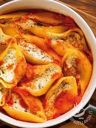 Conchiglioni Alla Ricotta E Provola Ricetta Ricette Piatti Di Pasta Al Forno Pasti Italiani