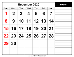 Maybe you would like to learn more about one of these? Free November 2020 Printable Calendar