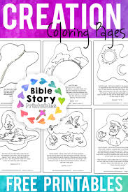 Kids will love our amazing coloring pages about the days of creation. Creation Coloring Pages Bible Story Printables