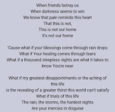 Blessings Lyrics By Laura Story Blessed Song Music Quotes Lyrics