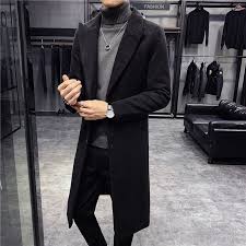 Wool Long Coat Men Korean Style Fashion Woolen Winter Coatsturn Down Collar Long Wool Coat And Jacket Single Breasted Overcoat Trench Aliexpress The essential style for the winter weather, london fog's wool coats for men add sophistication and elegance to your style while helping you stay your warmest in the harshest weather. wool long coat men korean style fashion woolen winter coatsturn down collar long wool coat and jacket single breasted overcoat