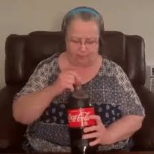 Notice how everyone scattered except ry, now totally soaked?. Coke Mentos Gifs Tenor