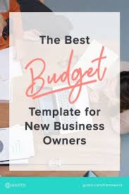 New Business Owner This Budget Template Has Everything You Need Business Budget Template Budget Template Small Business Accounting