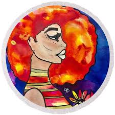 Lorna Lowe Round Beach Towels