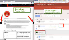 Google Classroom Grading With Drive S Preview Mode Google Classroom Teacher Tech Google Education