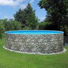 Unsere Neuen Stahlwand Rundpools Peter Machen Im Garten Schon Richtig Was It In 2020 Pool Landscape Design Backyard Pool Designs Above Ground Pool Landscaping