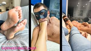 I Fuck My Submissive Stepbrothers Mouth With My Feet. He Masturbates and  Cums on Himself, this Pig.