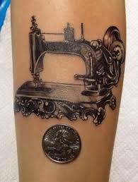 These contour cut decals are sure to make your favorite machine one of a kind. Gerald Feliciano Sewing Machine Tattoo Sewing Tattoos Small Tattoos