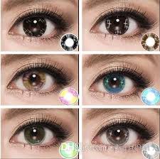 colorful cosmetic contact lenses for eyes beauty girls