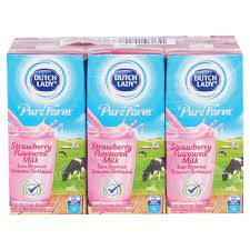 Dutch lady® instant full cream milk powder helps to build a strong body with natural milk nutrition, bringing vitality and laughter to the whole family! Dutch Lady Uht Strawberry Milk 6 X 200 Ml Shopee Malaysia