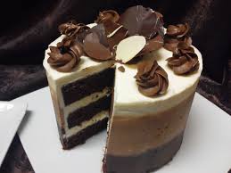 Triple Belgian Chocolate Mousse Layer Cake Soulfully Yours Bakery Savoury Cake Cake Chocolate