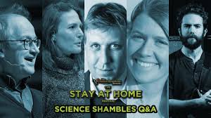 Chris Lintott, Sarah Parcak, Helen Czerski, Robin Ince and Jed Potts