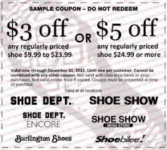 Shoe Dept Coupons 25 Off Shoe Show Department Items