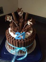 Place the baking sheet back over the sponge and invert the cooling rack so that the sponge is back in the baking sheet. 9 Birthday 21 Ideas Birthday Party 21 21st Birthday Decorations Birthday Cake Chocolate