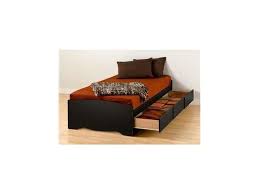 Platform bed dimension 39in x 80in x 15ina match made in heaven at nectar we insist on offering you the perfect support for the perfect mattress pine solid mattress platform foundation w pressed pine slats tool free assembly twin xlsonoma twin xl wood storage bed the home depotwith its extra length. Prepac Bbx 4105 K Twin Xl Mate S Platform Storage Bed With 3 Drawers Black Bedroom Furniture Beds Frames Bases