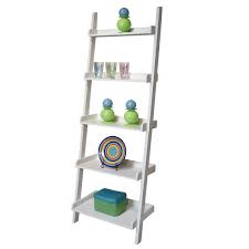 Oak,100% solid wood cabinets,bookcase,corner shelf,kitchen cabinets,floating book bookshelf,4 layer multi function display racks. The Whitewood Accessory Ladder Bookshelf Is A Narrow Bookcase