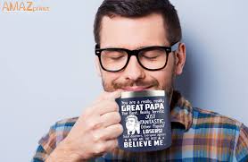 AMAZPRINTS Gifts for Dad from Daughter, Son, Kids