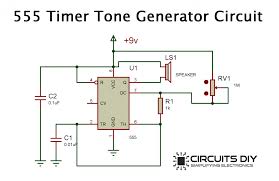 555 timer ic (16) 8051 (26) 8051 projects (21) Simple Tone Generator Circuit Using Ne555 Timer Ic