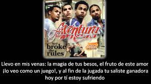 Aventura Ensename A Olvidar Lyric Letra Youtube Aventura Canciones Romeo Santos
