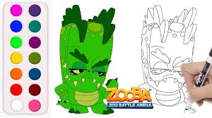 Der begriff ist hauptsächlich den mädchen bekannt, jungen verwenden ihn nicht wirklich. How To Draw And Color Zooba Team Zooba Youtube