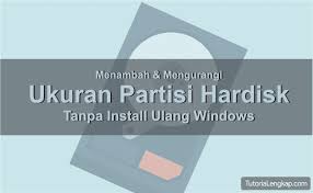 Dengan demikian partisi tersebut dapat anda gunakan untuk menyimpan lebih banyak data, daripada menyimpan di partisi c. Cara Menambah Dan Mengurangi Ukuran Partisi Hardisk Komputer Tutorialengkap