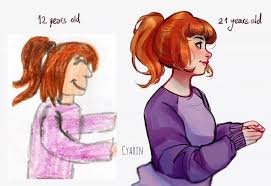 Artists Are Re Drawing Their Old Work To Show How Much They Ve Improved Drawing Challenge Artist Memes Drawings
