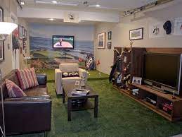 Celebrate the beauty of golf clubs by featuring them in home design. Golf On The Brain And On The Walls Ten Golf Themed Rooms To Knock Your Socks Off