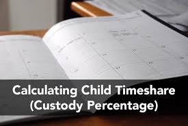 Calculating Child Timeshare Custody Percentage Cristin