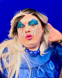 Lady Felicia 💙 Queen of the midlands and beyond 💙 @onefestnotts Makeup:  @ajaireland #dragsyndrome #tour #drag #onefest #dragqueen #icon