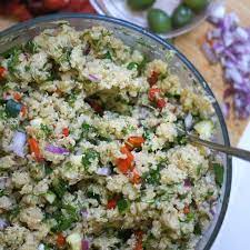 Vegan Quinoa Salad Detoxinista Recipe Whole Food Recipes Quinoa Pasta Clean Eating Recipes
