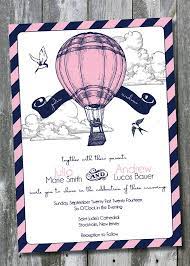 Fly Away Hot Air Balloon Wedding Invitation And Response Card Rsvp Invitation Suite Vintage Wedding Invitations Wedding Invitations Custom Invitations