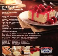 How many ingredients should the recipe require? Philadelphia New York Cheesecake New York Cheesecake Kraft Cheesecake Recipe Perfect Cheesecake Recipe
