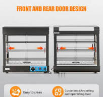 ROVSUN 26-in Length 1200W 3-Tier Electric Commercial Food ...