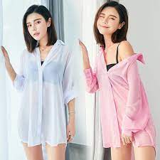 Kemeja wanita memiliki beberapa model potongan, seperti regular fit, relaxed fit, slim fit, dan oversized. Lingerie Wanita Gstring Lingerie Transparan Kimono Set Baju Tidur Size M Xl A282 Shopee Indonesia