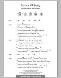 Ten songs that are played on the classical/nylon stringed guitar. Sultans Of Swing Dire Straits Lyrics And Chords By Mark Knopfler Bassguitarquotes Ukulele Chords Songs Guitar Chords For Songs Music Chords